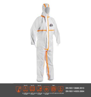 Гащеризон за химическа защита Active Gear Cover X580,CAT III - Type 4-B / Type 5-B / Type 6-B - 65 g/m2 thumbnail