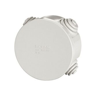 Кутия ф80х40мм IP55, UV, 4 кабелни мембрани за PG16, затваряне на клик, new, серия Cubox Scame thumbnail