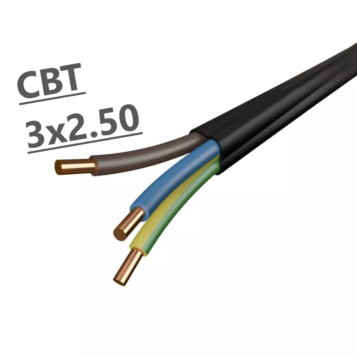 Кабел СВТ 3x2.50 mm2; 0.6/1 kV thumbnail