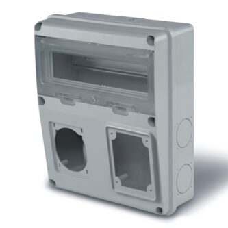 Табло за индустриални контакти и DIN модули IP55, UV, серия Enerbox /11 DIN, 1х16-32A и 1х63A/ Scame thumbnail