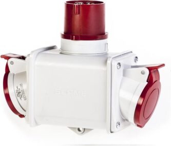 Индустриален адаптер IP66 от евро щепсел 3P+N+Е 16A към 2x3P+N+Е 16A серия Adapto Scame thumbnail