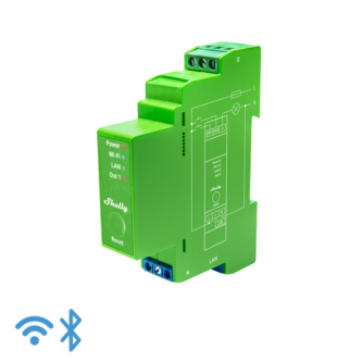 Димер Smart 1х 200VA с мерител за DIN монтаж Shelly PRO Dimmer 1PM - 268162 thumbnail