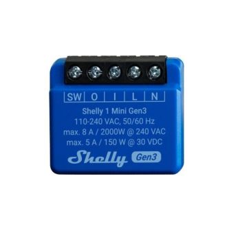 Микромодул Smart реле 1х On/Off 8A изисква неутрала Shelly 1 Mini Gen3 - 261576 thumbnail