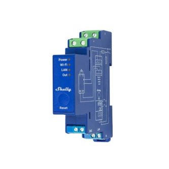Димер Smart 1х 0/1-10V с мерител за DIN монтаж Shelly Pro Dimmer 0/1-10V PM – 268209S