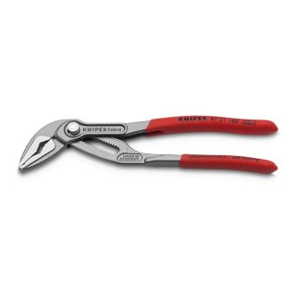 Клещи раздвижени Cobra ES, червена ръкохватка 180мм, Knipex thumbnail