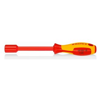 Отвертка за гайки 13, VDE 1000V жълто-червена ръкохватка 237мм, Knipex thumbnail