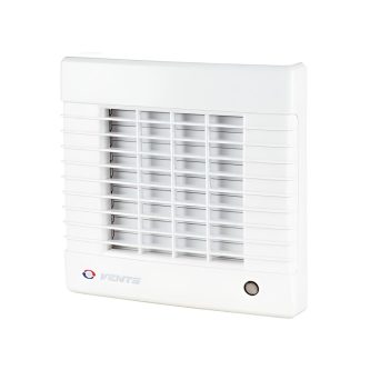 Битов вентилатор VENTS MA с автоматични жалузи,	22 W, Ф125, 185 m3/h, 35 dBA,230V, Бял thumbnail