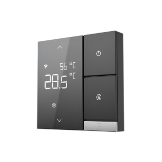 Термостат за отопление и охлаждане 5…35 °C, Wi-Fi и Modbus, за 2 тръбни вентилаторни конвектори, LinkedGo Smart HVAC - 260623 thumbnail