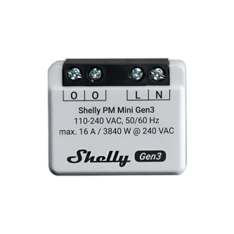 Микромодул Smart монофазен мерител 1х 16A Shelly PM Mini Gen3 - 261613 thumbnail