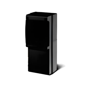 Табло за индустриални контакти и DIN модули IP66, UV, PG вход, серия BLOCK (4 DIN и плътен капак без отвори) черно Scame thumbnail