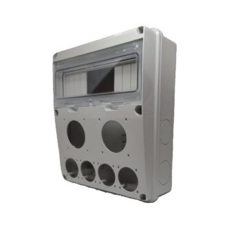 Табло за индустриални контакти и DIN модули IP55, UV, серия Enerbox /11 DIN, 2х16-32A и 8хшуко/ Scame thumbnail