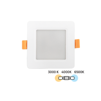 LED панел за вграждане, квадрат 5W, 3000K/4000K/6500K, 220-240V AC, IP54 thumbnail