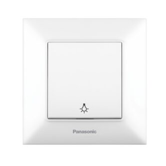 Бутон със символ „осветление“ PANASONIC Arkedia Slim, Бял thumbnail